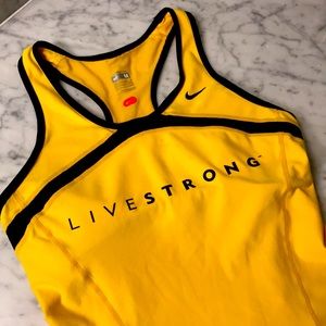 Nike Fit Dry LIVESTRONG Workout Top + Sports Bra